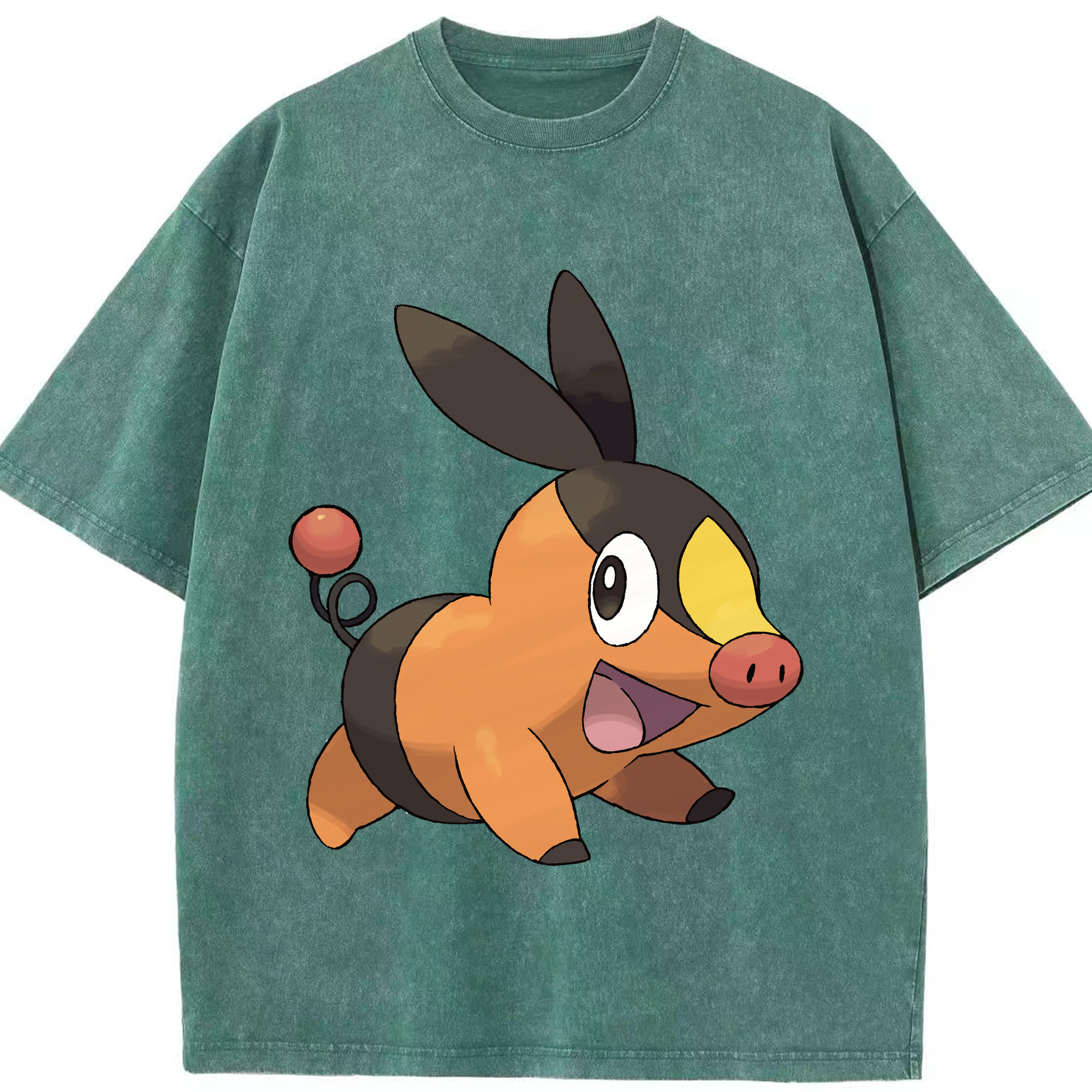 （画像用） ポケットモンスター Pokémon 綿100% ヴィンテージ風 半袖Tシャツ（フロントプリント）